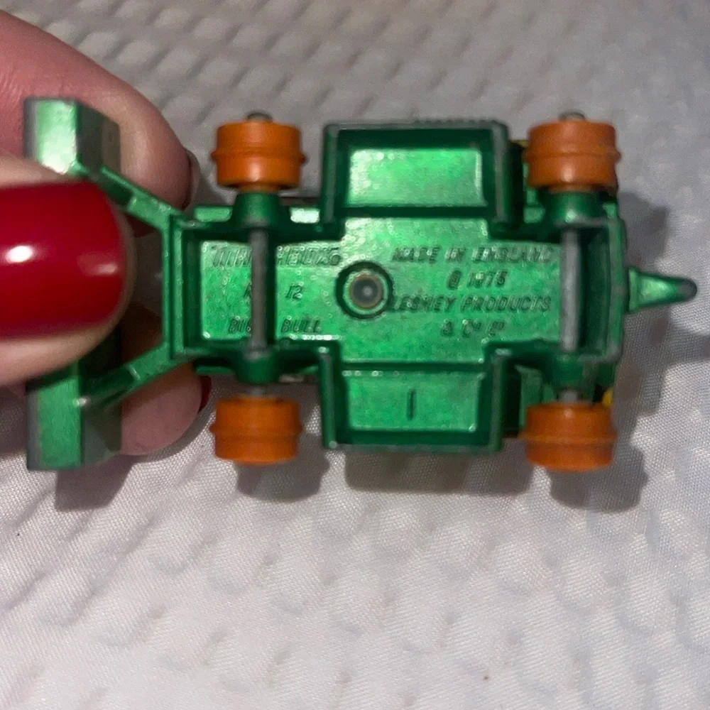 MATCHBOX SUPERFAST #12 BIG BULL HOT ROD BULLDOZER